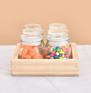 Seasoning Shaker Set Glass  (5 Piece)