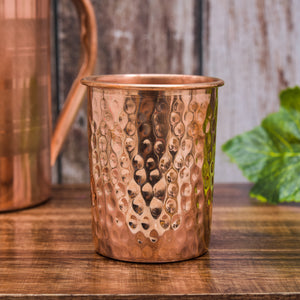 SUTRA COPPER HAMMERED GLASS 250 ML