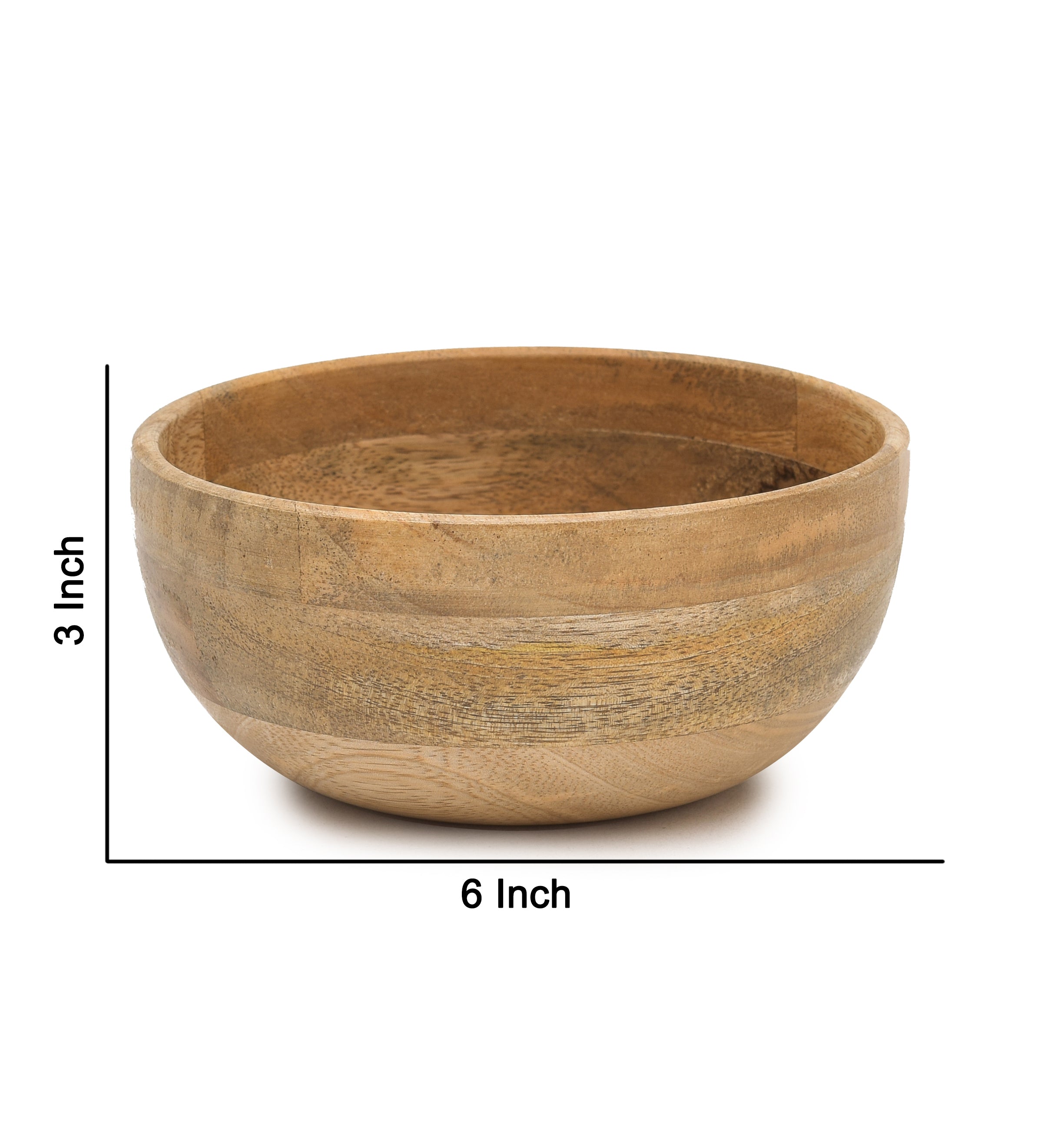 MANGO WOOD BOWL 6