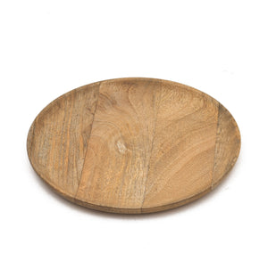 Mango Wood Round Plate 8