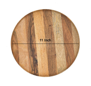 MIXWOOD ROUND PLATE 11