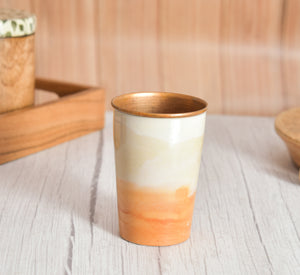 Dessert Printed Copper Water Tumbler 250 ml