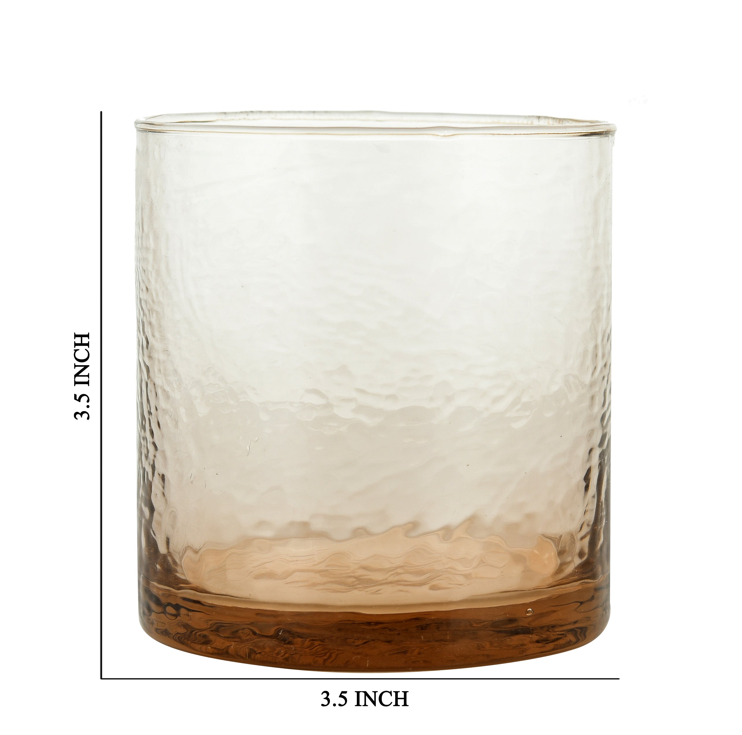 BROWN WHISKEY DRINKWARE GLASS SET OF 2