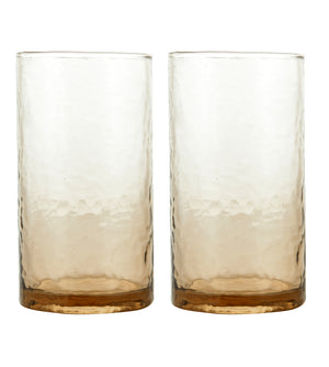 Brown Water Drinkware Glass Set of 2