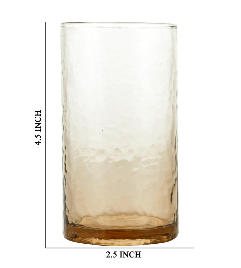 Brown Water Drinkware Glass Set of 2