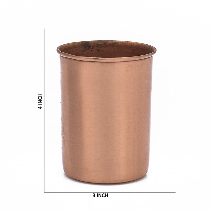 SUTRA COPPER PLAIN GLASS 250 ML