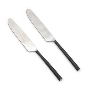 Stainless Steel on Handle Dinner/Butter Knives,Knife Set of 2