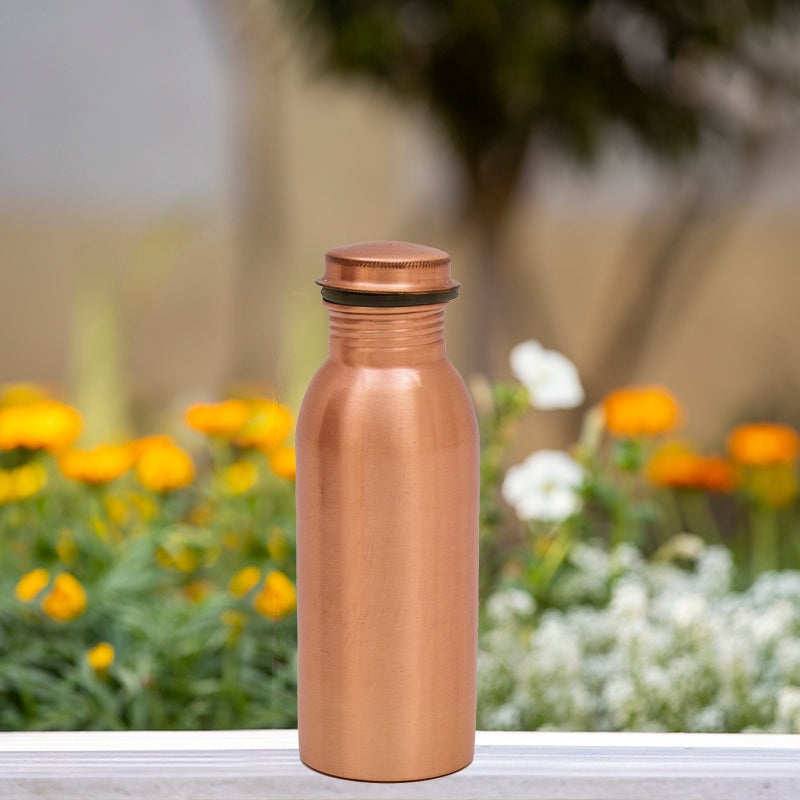 Sutra Copper Plain Water Bottle | Copper Bottle