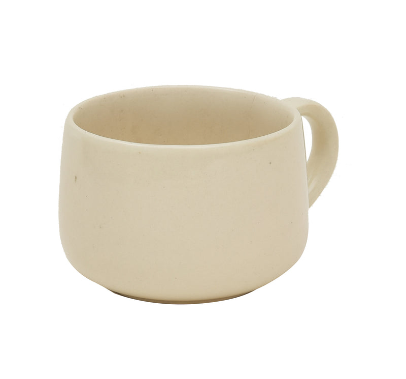 CLASSIC BEIGE COLOR CERAMIC CUP FOR COFFEE AND TEA CUP