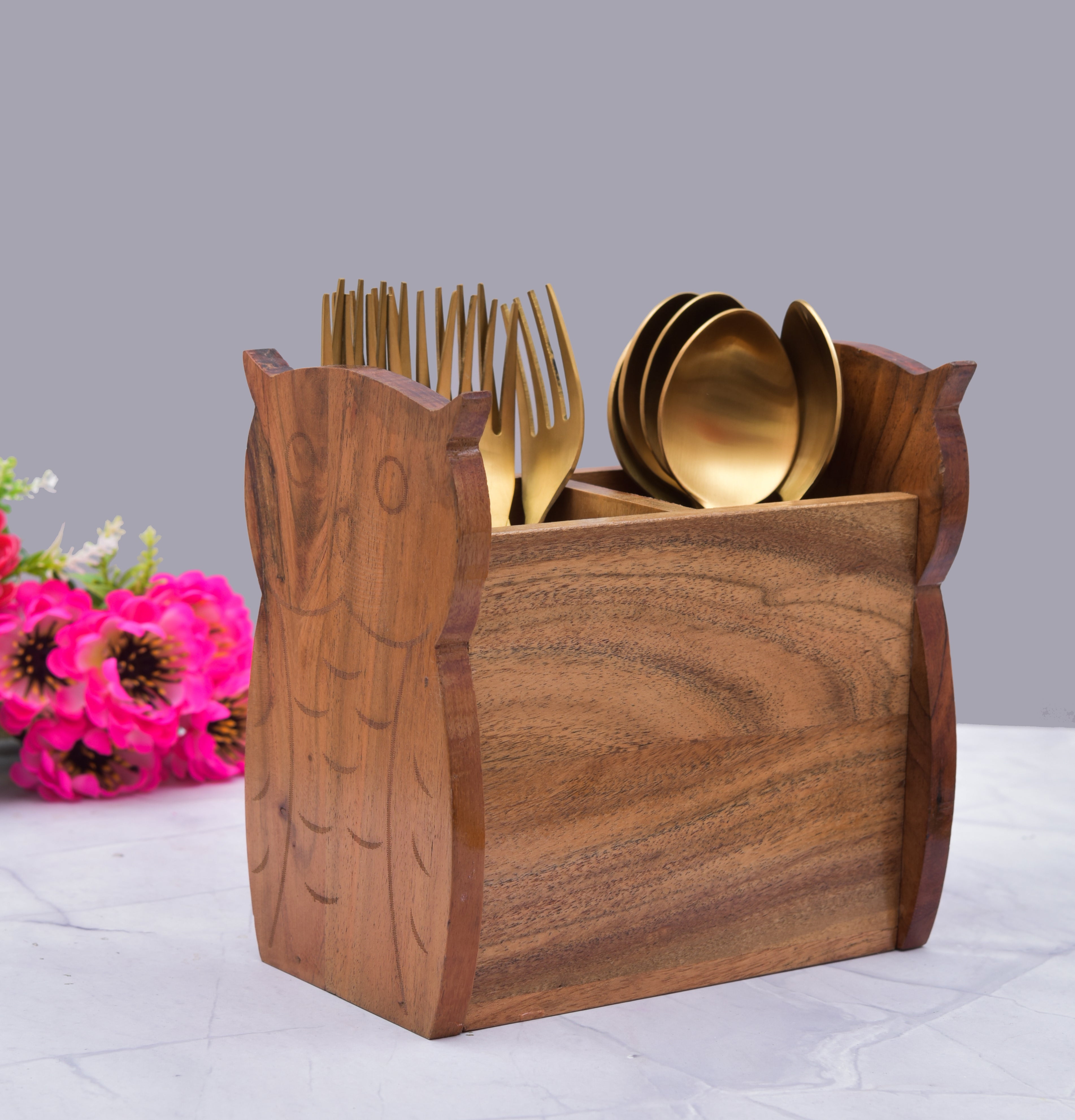 OWL SAHPE SPOON HOLDER