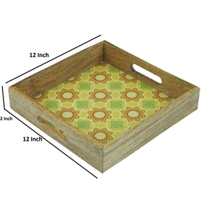 Basant Wooden Serving Tray