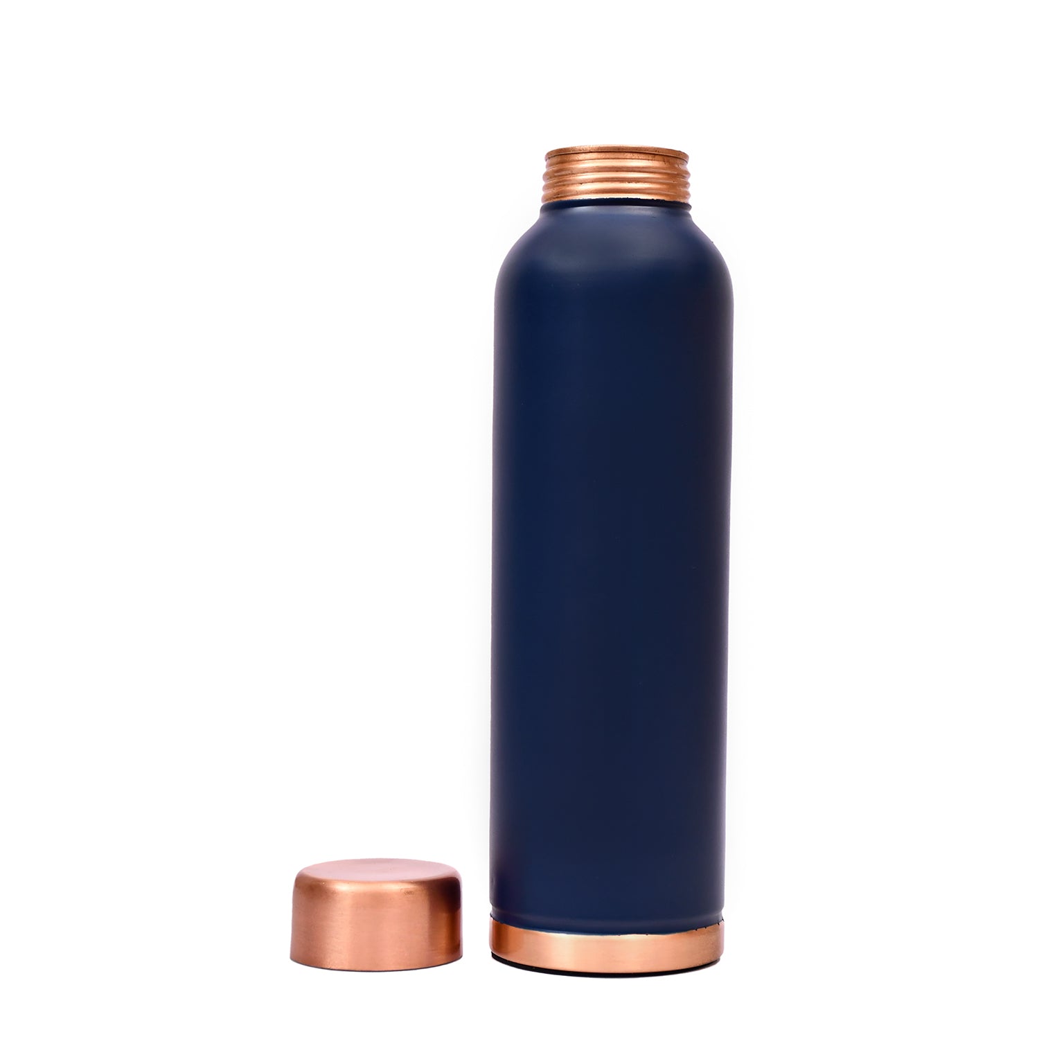 Oreo Matt Blue Copper Bottle – 950 ml