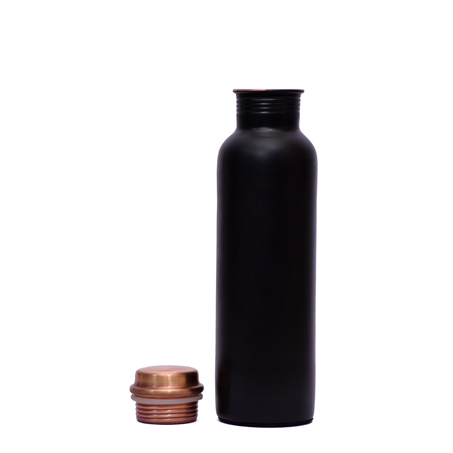 Classic Matt Black Copper Bottle – 950 ml