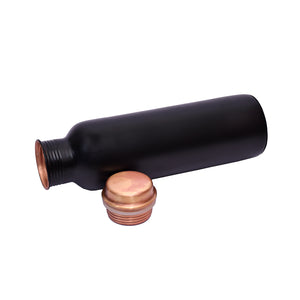 Classic Matt Black Copper Bottle – 950 ml