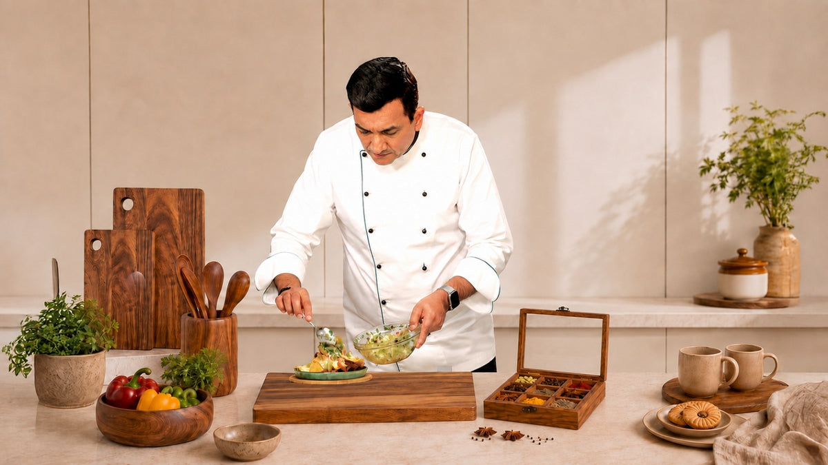 “Food served tastes best,
when presented best”