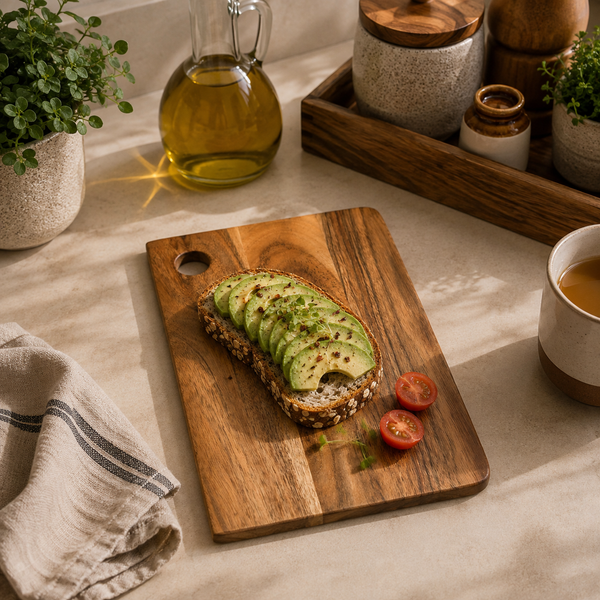 Acacia Wooden Chopping Board with Corner Hole