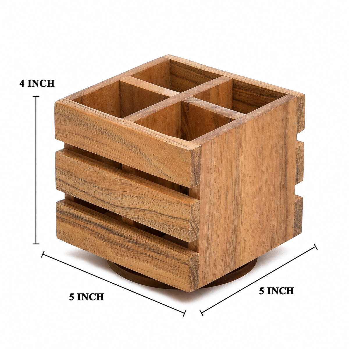 ACACIA WOODEN DESK ORG. 4 CP