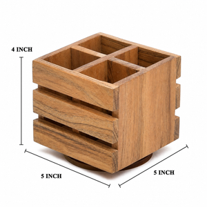 ACACIA WOODEN DESK ORG. 4 CP