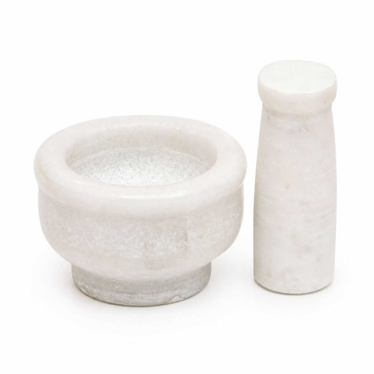 MARBLE OKHALI SET & MORTAR & PESTLE 4*2.5