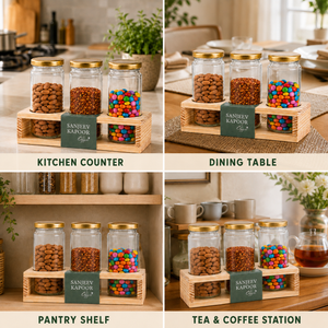 Seasoning Shaker Set Glass  (Set of 3)