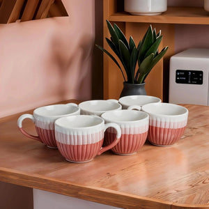 Sanjeev Kapoor by OGGN Glam Pink Stoneware, Ceramic Coffee Mug (150 ml)