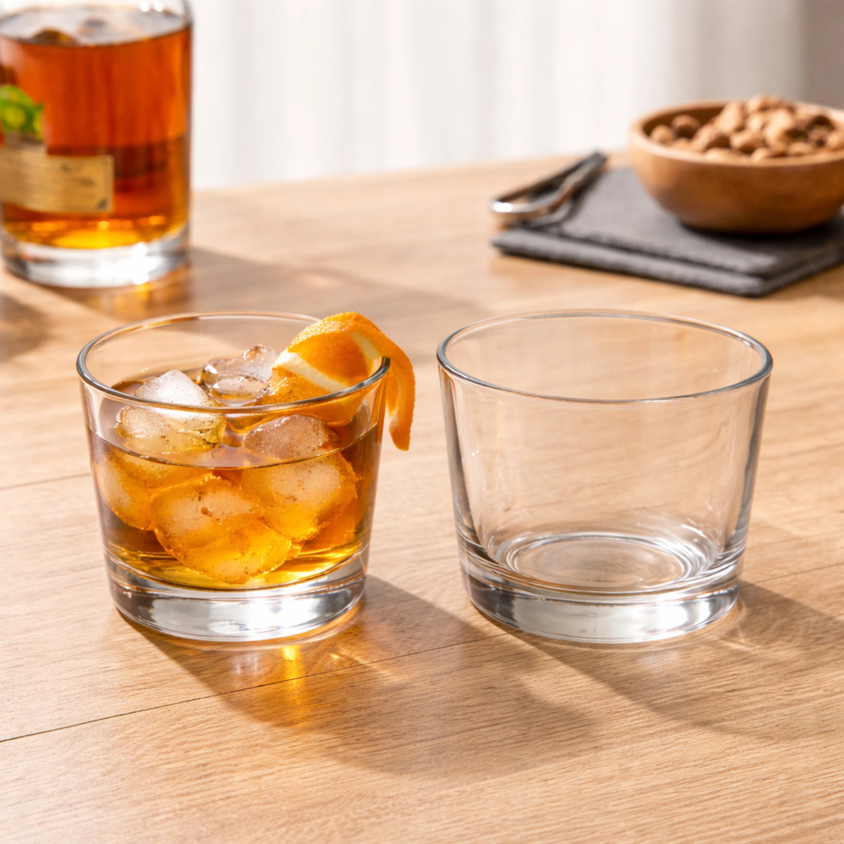 Classic Whisky Glass Set of 2 – 320 ml (Transparent)