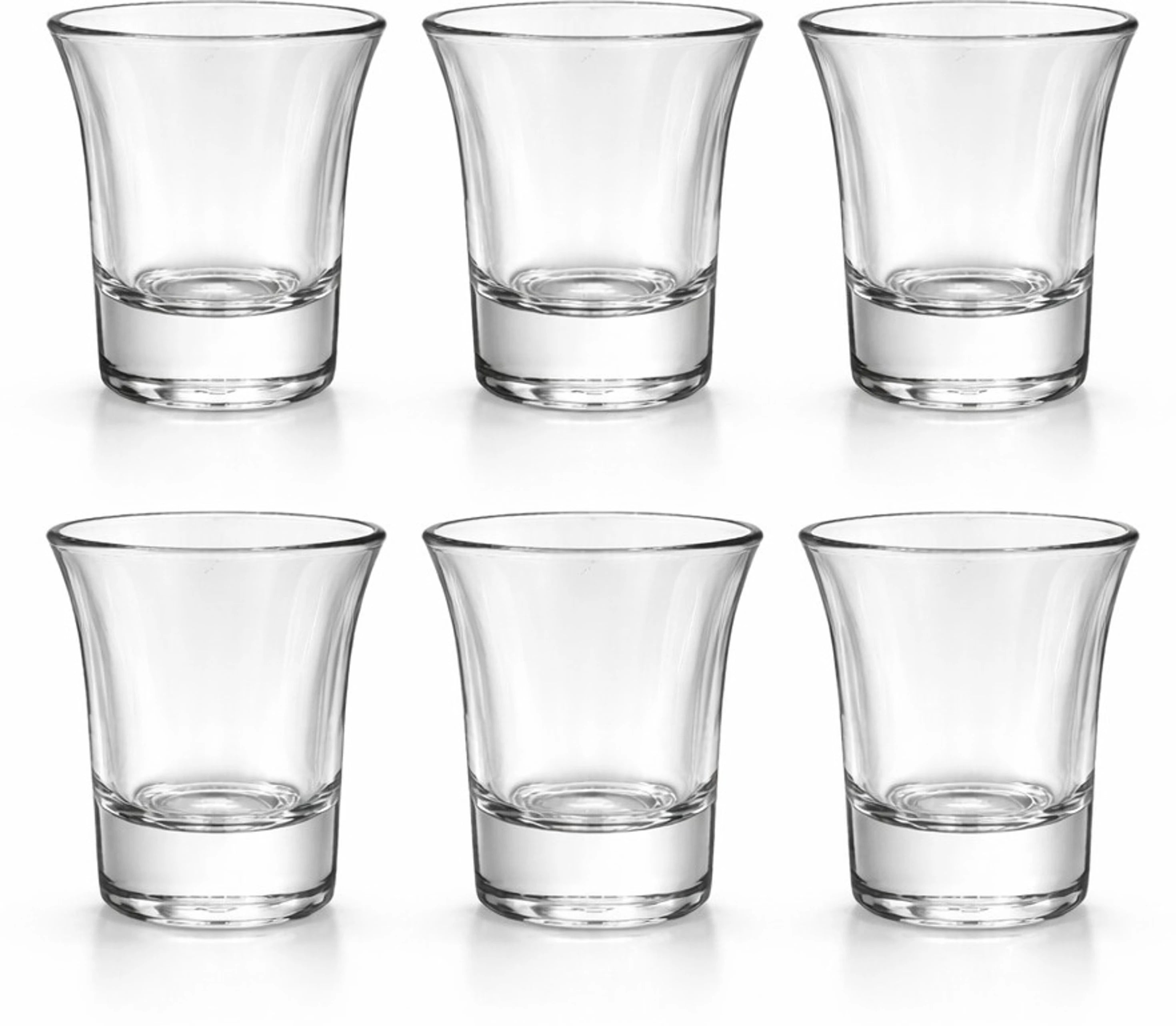 Premium Shot Glass Set 0f 6 – (30 ml, Transparent)