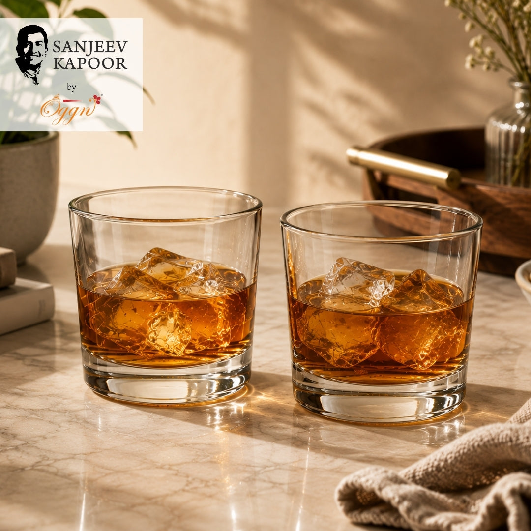 Classic Whisky Glass Set of 2 – 320 ml (Transparent)