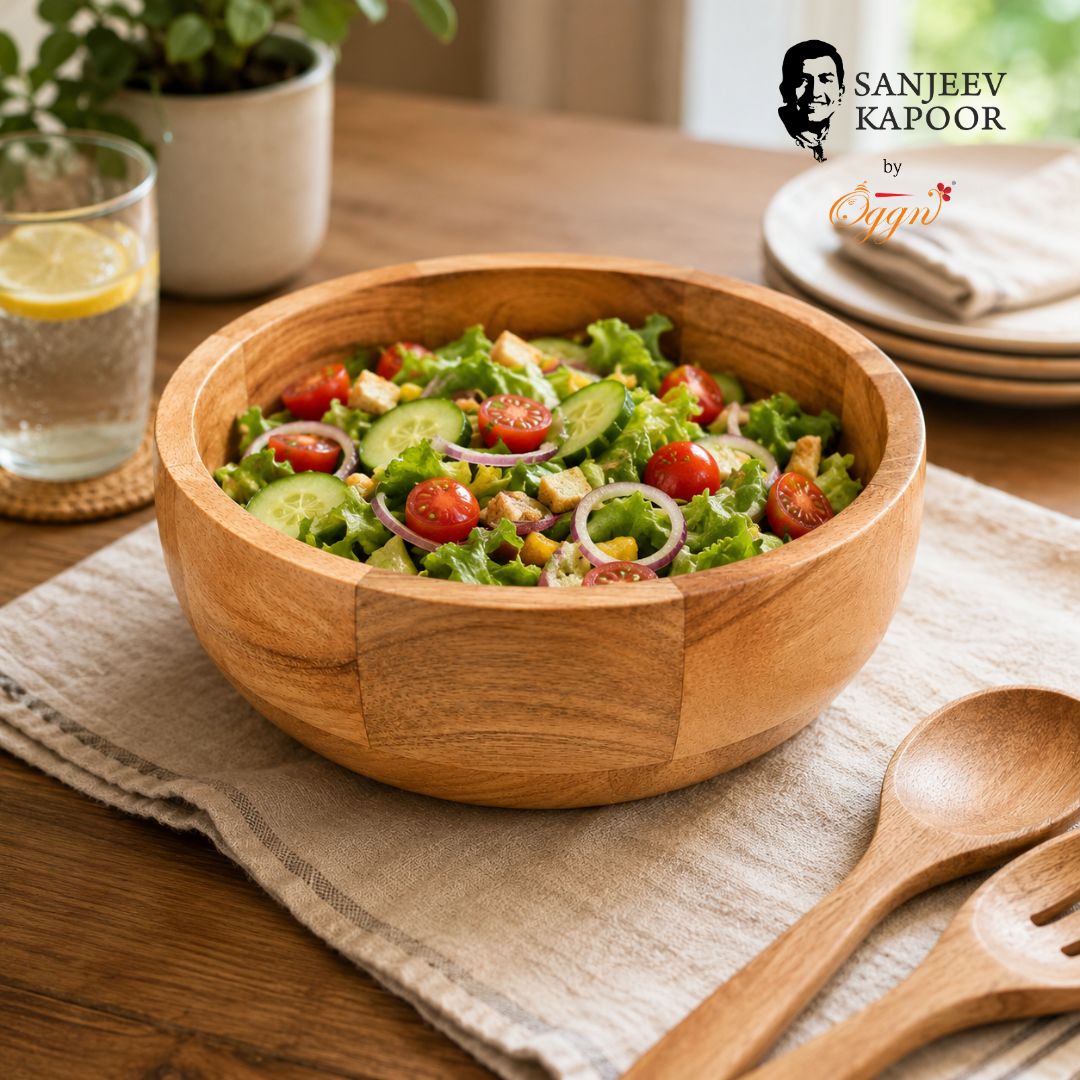 Premium Brown Neem Wood Serving Bowl – 250ml