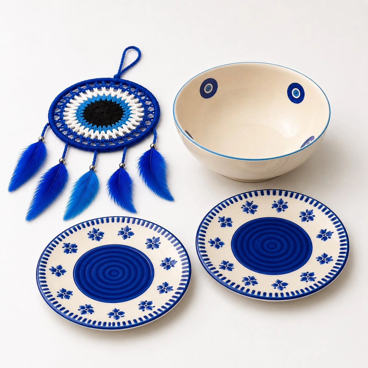 Sanjeev Kapoor by OGGN Bowl, Plate Serving Set & & Wall Hanging Pack